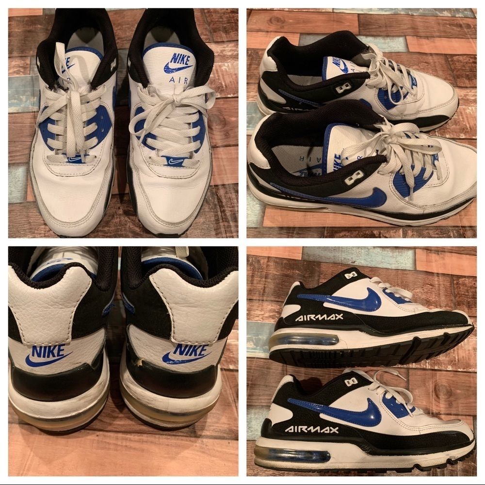 NIKE AIR MAX WRIGHT 'WHITE ROYAL' size 10
B46